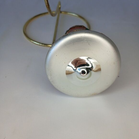 Unique Treasures Hand Blown Crafted Mercury Christmas Red Glass Ornament Bell - Picture 5 of 8